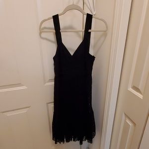 DKNY black baby doll laces dress